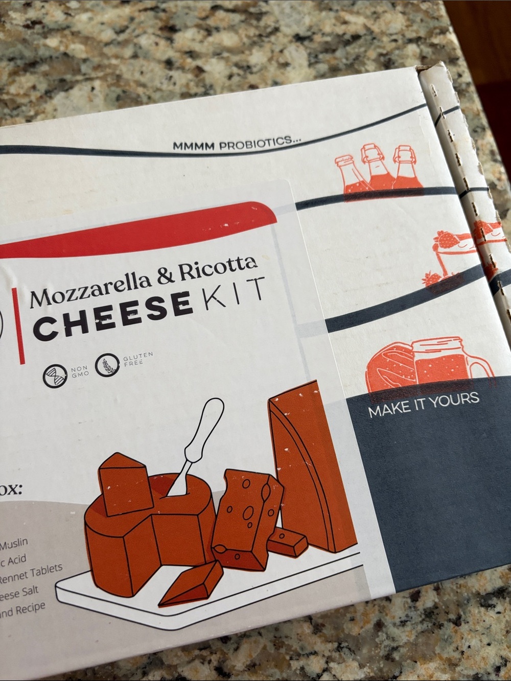 Mozzarella & Ricotta Cheese Kit